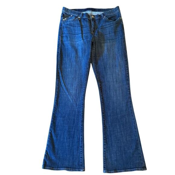 Rock & Republic Kasandra Bootcut Jeans Size 14 Medium Wash VGUC Stretch Denim - Picture 1 of 11